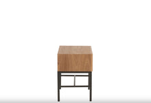 Charger l'image dans la galerie, Table de Chevet en bois naturel et métal