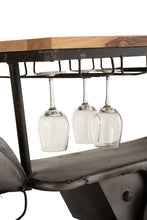 Charger l'image dans la galerie, Bar Motocyclette en bois de manguier & métal gris