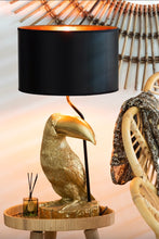 Charger l'image dans la galerie, Lampe Toucan en résine doré et noir