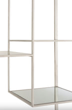 Charger l'image dans la galerie, Étagère en verre et métal argent
