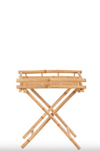 Charger l'image dans la galerie, Plateau sur Pied en bambou naturel