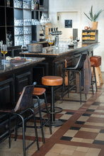 Charger l'image dans la galerie, Chaise Bar cuir & métal (2 Coloris)