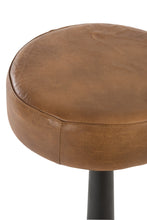Charger l'image dans la galerie, Tabouret de Bar Wills en cuir cognac