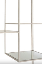 Charger l'image dans la galerie, Étagère en verre et métal argent