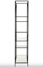 Charger l'image dans la galerie, Étagère 2 parties en métal et verre