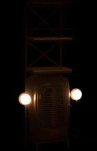 Charger l'image dans la galerie, Bar Tracteur Lumineux en bois naturel & métal noir