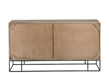 Charger l'image dans la galerie, Buffet 3 Portes Coulissantes en rotin tissé & bois de manguier