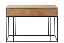 Charger l'image dans la galerie, Console 3 Tiroirs en rotin tissé et bois de manguier