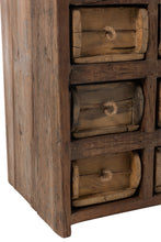 Charger l&#39;image dans la galerie, Armoire Chiffonnier en bois brut recyclé
