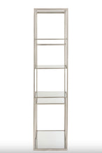 Charger l'image dans la galerie, Étagère en verre et métal argent