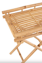 Charger l'image dans la galerie, Plateau sur Pied en bambou naturel