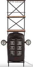 Charger l'image dans la galerie, Bar Tracteur Lumineux en bois naturel & métal noir