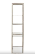 Charger l'image dans la galerie, Étagère en verre et métal argent