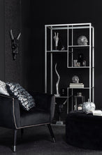 Charger l'image dans la galerie, Étagère en verre et métal argent