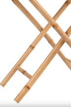 Charger l'image dans la galerie, Plateau sur Pied en bambou naturel