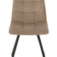 Chaise Morgan Textile/Metal Beige