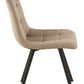Chaise Morgan Textile/Metal Beige