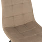 Chaise Morgan Textile/Metal Beige