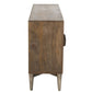 Buffet 4 Portes Bois de Manguier Finition Marron