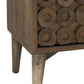 Buffet 4 Portes Bois de Manguier Finition Marron
