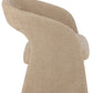 Chaise Tobias en textile beige