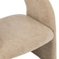 Chaise Tobias en textile beige