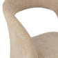 Chaise Tobias en textile beige