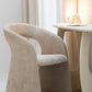 Chaise Tobias en textile beige