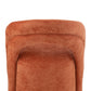 Chaise Ava textile orange/ rouille