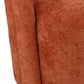 Chaise Ava textile orange/ rouille