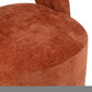 Chaise Ava textile orange/ rouille