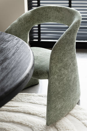 Chaise en velours Salomé