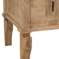 Vaisselier Vitrine en Bois de Manguier Naturel