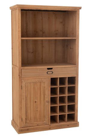 Vaisselier bar  en MDF Naturel