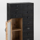 Console Vintage Bois de Manguier Noir