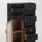 Console Vintage Bois de Manguier Noir