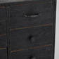 Console Vintage Bois de Manguier Noir