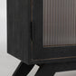 Console Vintage Bois de Manguier Noir