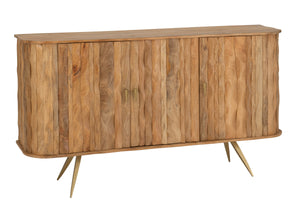 Buffet Enfilade Bois Massif Sculpté
