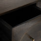 Commode  Bois Sculpté Motifs Cercles