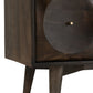 Commode  Bois Sculpté Motifs Cercles