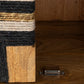 Meuble de Rangement Fils Tissés Bicolore