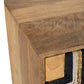 Meuble de Rangement Fils Tissés Bicolore