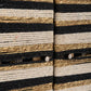 Meuble de Rangement Fils Tissés Bicolore