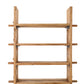 Grande Étagère Murale en Bois Naturel
