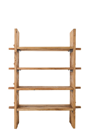 Grande Étagère Murale en Bois Naturel
