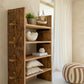 Grande Étagère Murale en Bois Naturel