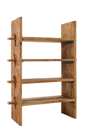 Grande Étagère Murale en Bois Naturel