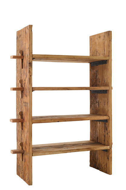 Grande Étagère Murale en Bois Naturel