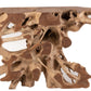 Console en Bois de Teck Naturel